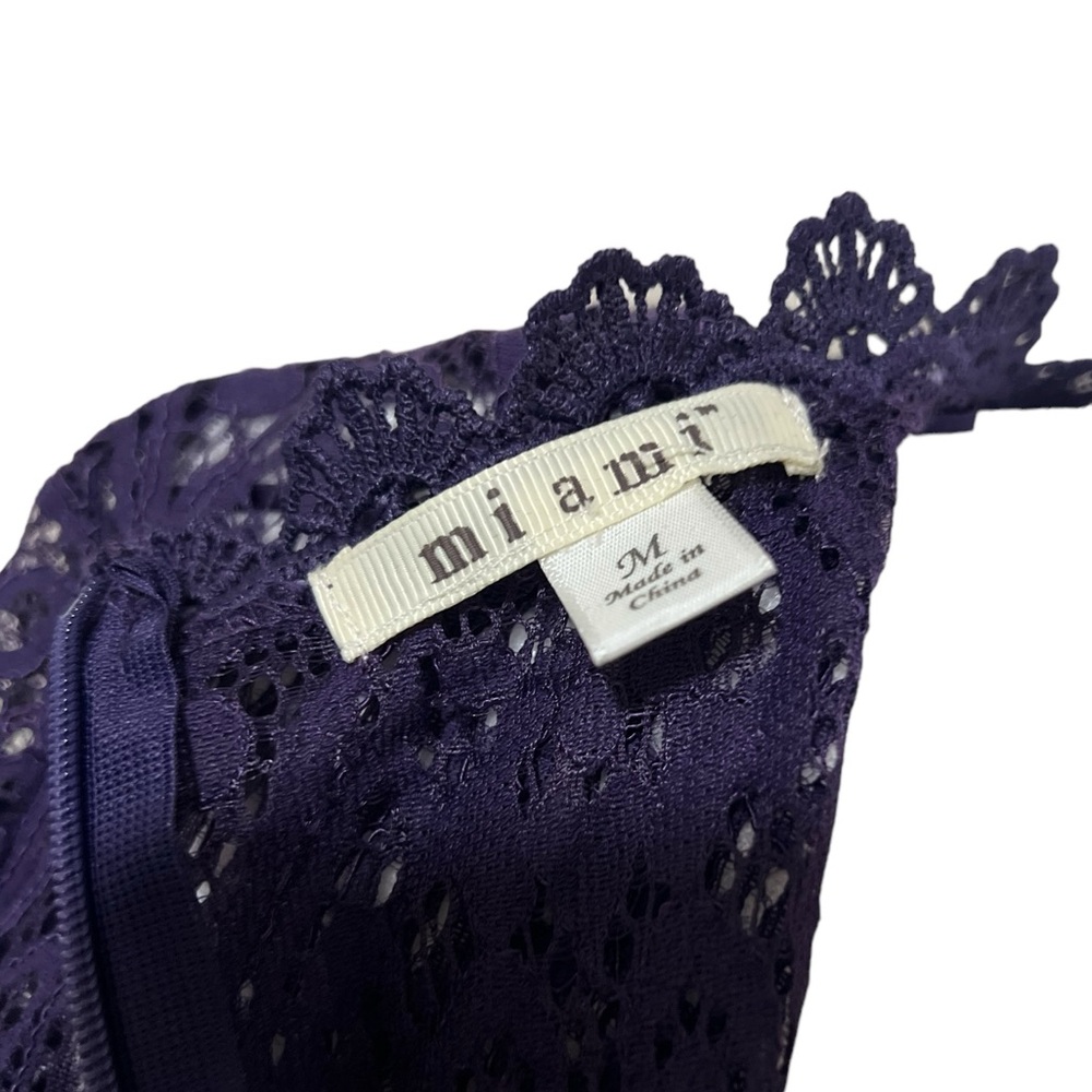 Stylish Purple Solid Turtle Neck Knee-Length Half… - image 5